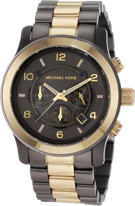 michael kors uhr modell 8160|Michael Kors Chronograph Gunmetal Men's Watch MK8160.